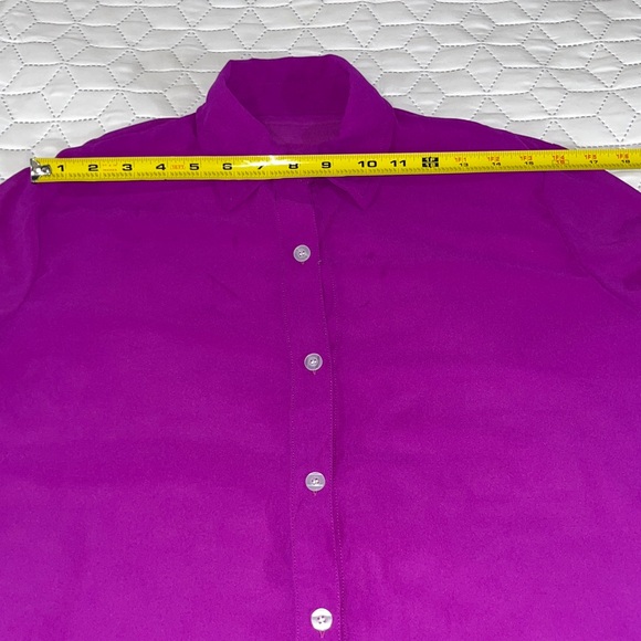 Matte Collection Purple 3 Piece Bikini Set Sheer Cover Up Small - Picture 12 of 14